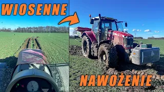 #VLOG Ciężki Start w pole w 2024 roku! Mf 7624 Dyna VT / Rozsiewacz Amazone