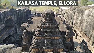 Largest Monolithic Structure in the World - Kailasa temple, Ellora in 4K |UNESCO World Heritage Site