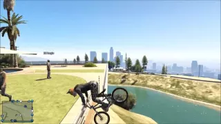 GTA 5 Epic BMX tricks montage #9 (Grinds transfer, Flip ,Spin, wallride) - Dada 9x9 (SpeedItUpBro!)