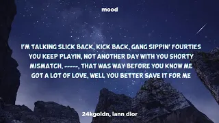 [1 Hour] 24kGoldn - Mood (Clean) ft. Iann Dior