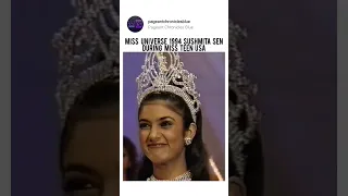 Miss Universe 1994 Sushmita Sen during Miss USA #sushmitasen #bollywood #missuniverse