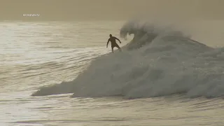 Surfers Shred Gnarly Waves at Surfer's Point in Ventura