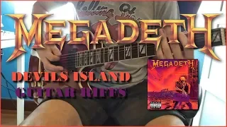 MEGADETH DEVILS ISLAND RIFFS LESSON (Dave Mustaine & Chris Poland)