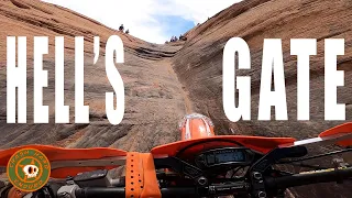 Hell's Gate - Moab Utah, on Dirtbikes - KTM, Beta, Husky