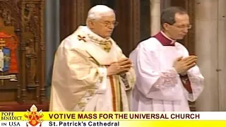 Holy Mass with Pope Benedict XVI from New York (Apr 19, 2008)