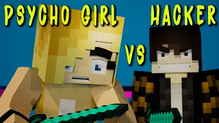 Psycho Girl vs Hacker Compilation ♫ Minecraft Songs