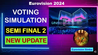 EUROVISION 2024 VOTING SIMULATION SEMI FINAL 2