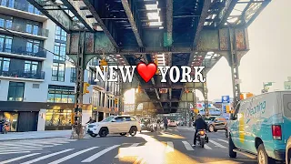 NEW YORK CITY 4K - EVENING DRIVE - BROOKLYN, NEW YORK