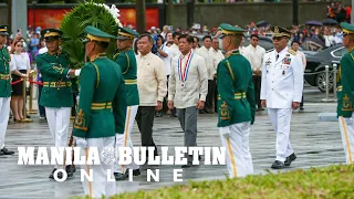 Marcos leads flag raising, wreath-laying during PH Independence Day celebration