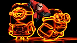 Minions Stuart And Dave Vocoded To mr incredible, Never Gonna Give You Up