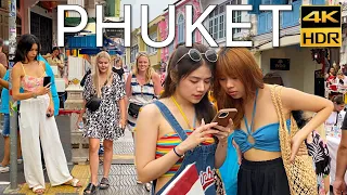 🇹🇭 Walking OLD PHUKET TOWN | Weekend Market | Thailand 2023 | 4K 60fps
