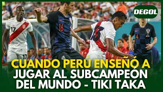 DEGOL I Perú vs Croacia HD Tiki Taka - Toque peruano Sorprende al Mundo.