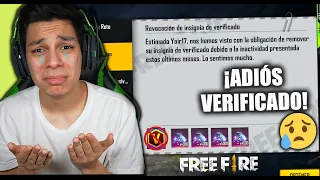 ¡VUELVO a FREE FIRE DESPUÉS de 1 AÑO y ENCONTRÉ ESTO EN MI CORREO! *adiós verificado*