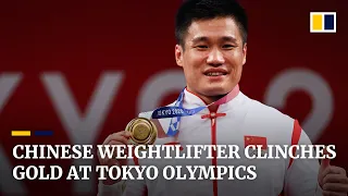 Chinese weightlifter sets 3 new Olympic records with gold at men's 81kg division