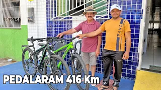 Romeiros Pedalaram 416 Km de Tenório PB Até Chegar em Juazeiro do Norte CE - Romaria das Candeias