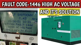 GENERATOR FAULT CODE-1446 HIGH AC VOLTAGE//CAUSE AND IT'S SOLUTION@TechnicalSamal