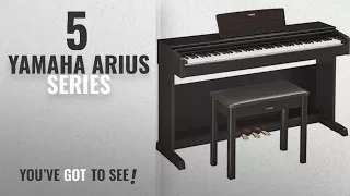 Yamaha Arius Series [2018]: Yamaha YDP143R Arius Series Console Digital Piano with Bench, Dark