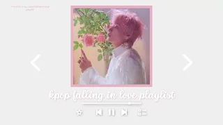 kpop falling in love playlist