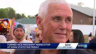 At the Iowa State Fair, Pence talks Jan. 6 and 2024 presidential run