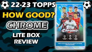 LITE BOX!! 2022-23 Topps Chrome UCC Soccer Lite Box Review