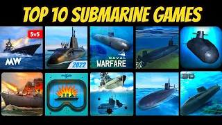 ☢️Top 10 Best Submarine War Mobile Games 2024 (Android,iOS)☢️