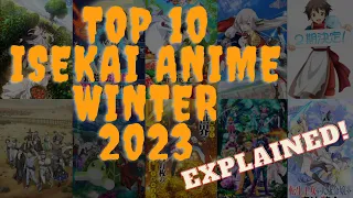 10 Best Isekai Anime 2023 Plot Explain | Winter | #top10anime #anime #animeisekai #winteranime2023