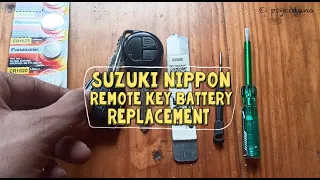 Suzuki Car Remote Key Battery Replacement | Nippon Remote