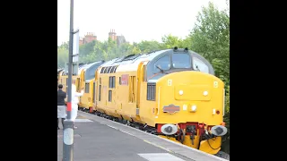 The Cambrian Coast Express 2x Class 97/3's Passing Welshpool Station - 20/05/2022 - 8:30PM