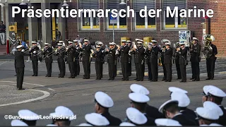 Presentation March of the German Navy (Dutch March of Honor) in Wílhelmshaven Germany