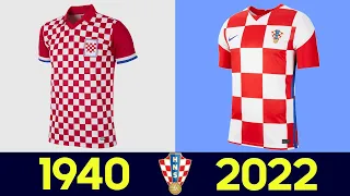 ⚽ История (Эволюция) Формы сборной Хорватии по Футболу 2022 | Все Футболки сборной Хорватии ⚽