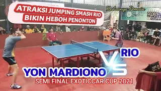 SEMI FINAL EXOTICCAR CUP 2021 YON MARDIONO VS RIO | AKSI JUMPING SMASH RIO BIKIN HEBOH | #AKSIRIO