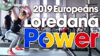 Loredana Toma 🇷🇴 POWER Session 2019 European Championships (Power Snatch / Power Clean Slowmos)