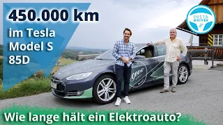 Wie lange hält ein Elektroauto | 450.000 km Tesla Model S Check