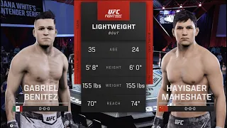UFC Vegas 91: Benitez vs Maheshate (UFC 5 Simulation)