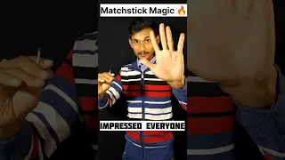 Amazing Matchstick Magic | #magic #tricks #shorts #trending