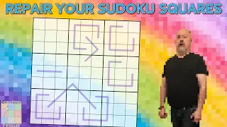 Another Sudoku Square solving Sudoku Squares on Sudoku Squares.