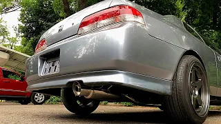 Honda prelude Invidia N1 cat back exhaust sound #shorts