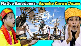 Villagers React To Apache Crown Dance ! Tribal People React To Native Americans Apache Crown Dance