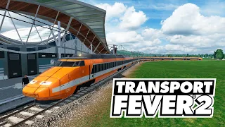 Transport Fever 2 - Самый прямой ж/д путь! #36