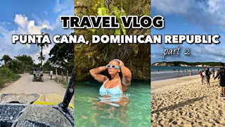 TRAVEL VLOG | Punta Cana, Dominican Republic | Boat party, ATV, 50 feet cave