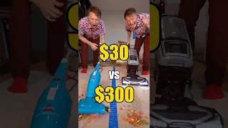 $30 Vacuum vs $300 Vacuum! #vacuum #challengevideo