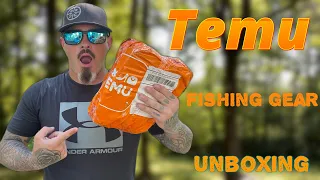 Temu fishing gear unboxing!!! #bassfishing #fishing #temu #unboxingvideo #unboxing #fishinggear