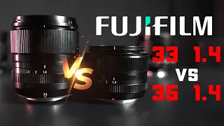 Pareil mais différent ? - Comparatif Fujifilm XF 33mm 1.4 vs XF 35mm 1.4
