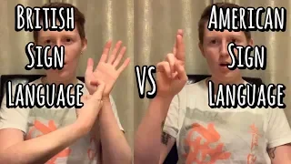 Differences Between BSL and ASL (Oops I Made a Mistake!)