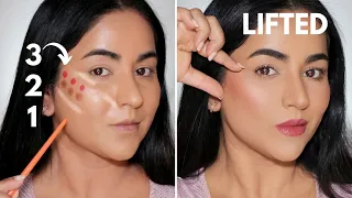How To Lift YOUR Face with Makeup!
