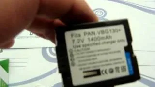 PANASONIC VBG130 סוללה תחליפית למצלמה