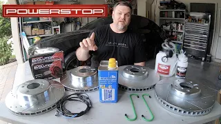 Powerstop Z23 Brake and Rotor Kit: Drilled/Slotted Rotors : Brake Fluid Change on BMW F10 550i