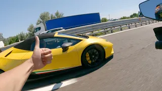 MotoRoadTrip1 ☝🏻 Lambo v Itálii 🇮🇹 BUSTED v Německu 🇩🇪 Part 2/2 🔚