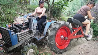 TIMELAPSE VIDEO: REPAIR OF KUBOTA TRACTOR AND BUILDING A SUPER OFF-ROAD VEHICLE