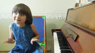 Марианна Лемешкина, 6 лет. И.Гурник "Джаз-пикколо" (6 джазовых пьес)